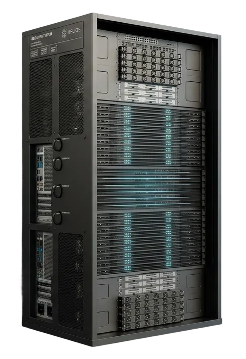 منصة رف AMD Helios MI400 Series