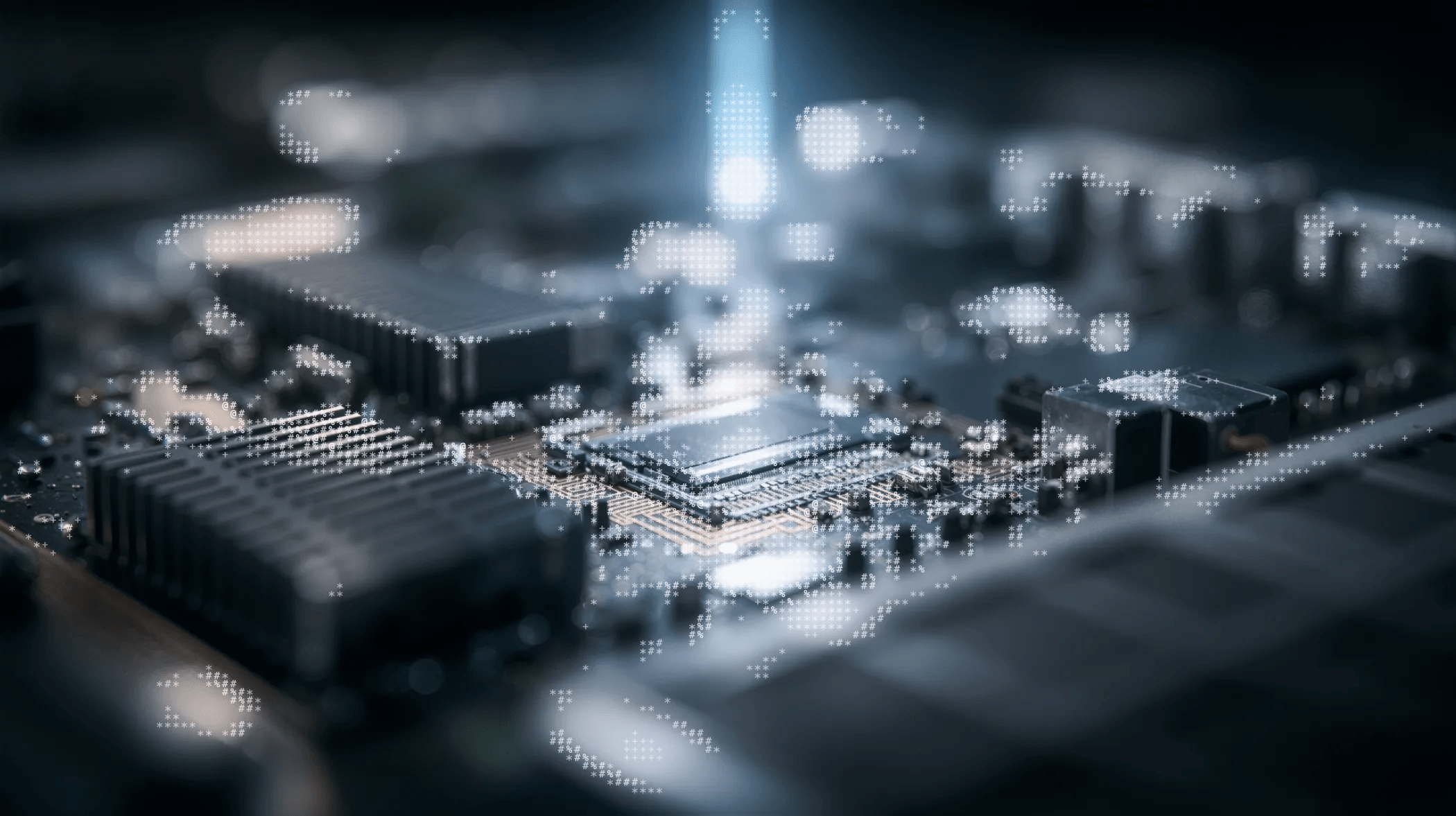 Decorative ASCII bloom graphic