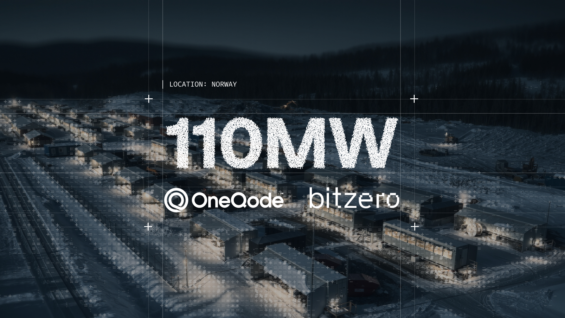 OneQode Signs 110MW Binding Letter with Bitzero for Norway AI Site