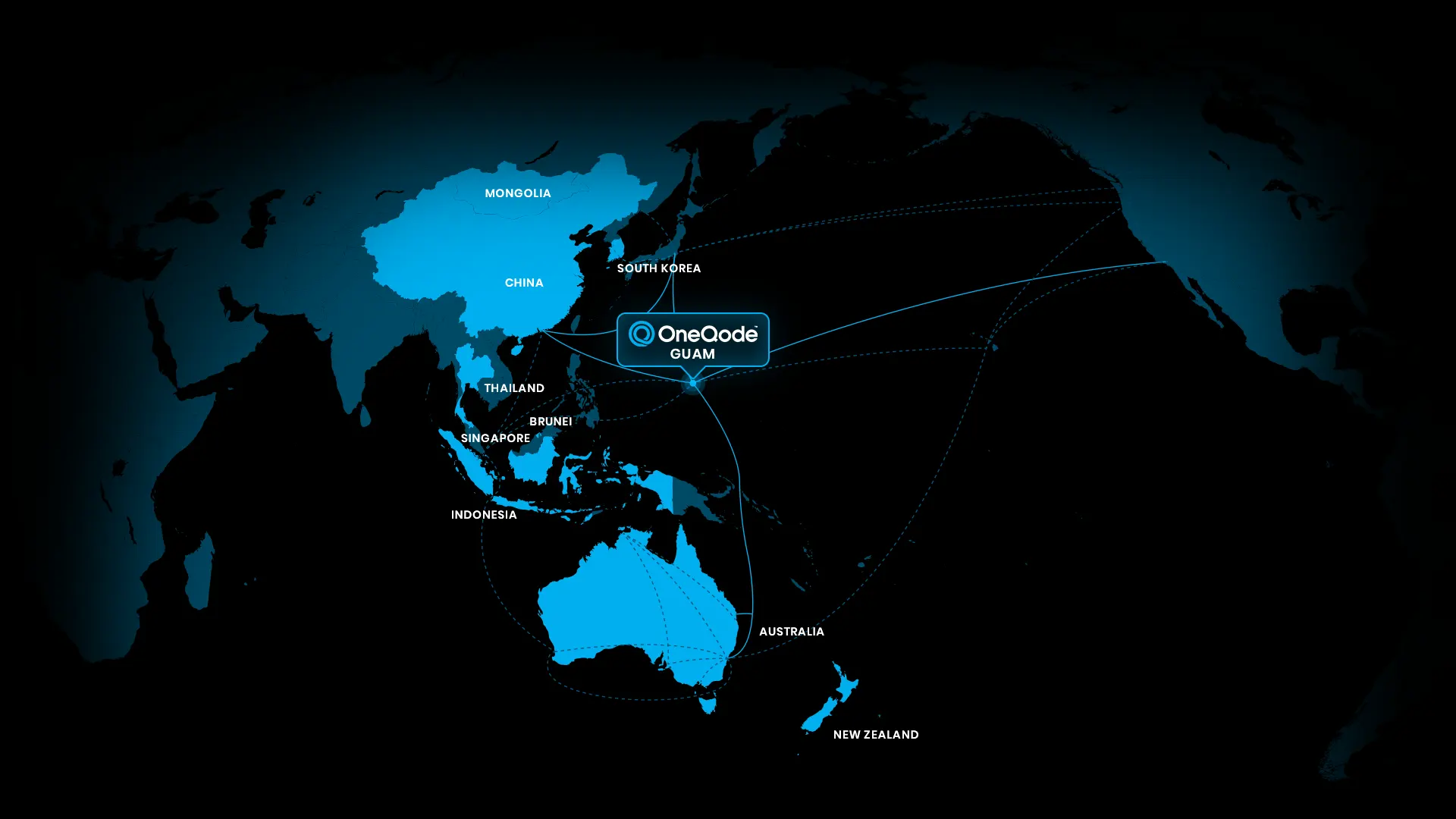 OneQode APAC Network Map